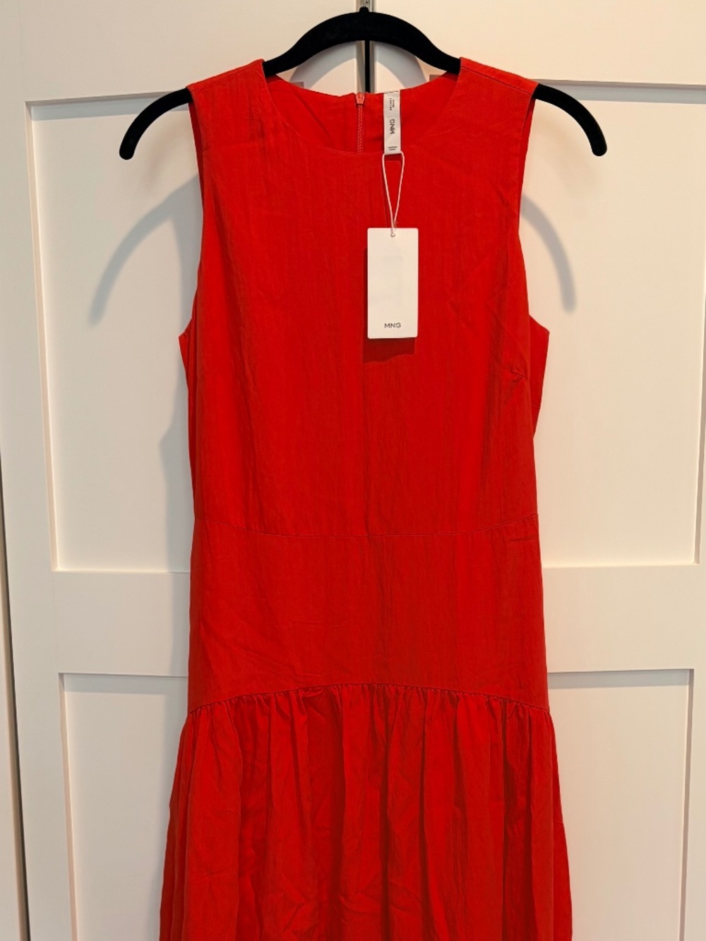 Red long dress